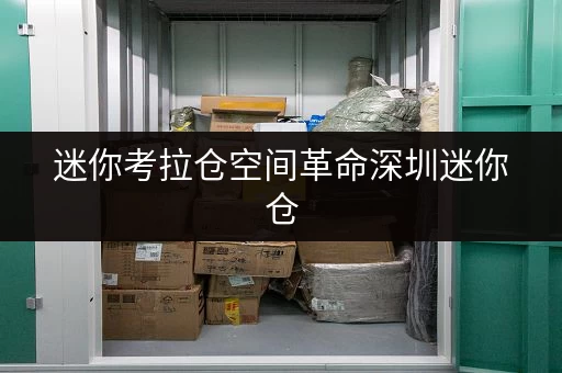 迷你考拉仓空间革命深圳迷你仓,让家居生活焕然一新 迷你考拉仓空间革命深圳迷你仓,让家居生活焕然一新