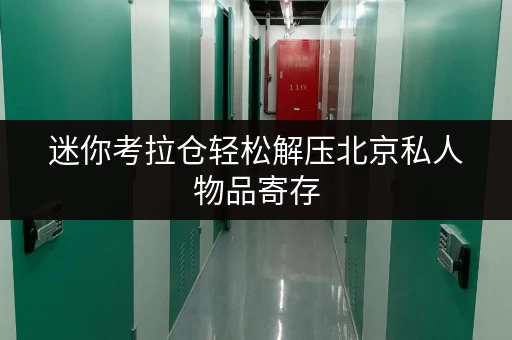 迷你考拉仓轻松解压北京私人物品寄存,迷你考拉仓让生活更便捷! 迷你考拉仓轻松解压北京私人物品寄存,迷你考拉仓让生活更便捷!
