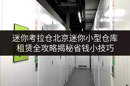 迷你考拉仓北京迷你小型仓库租赁全攻略揭秘省钱小技巧,透明价格让你无忧存物 迷你考拉仓北京迷你小型仓库租赁全攻略揭秘省钱小技巧,透明价格让你无忧存物