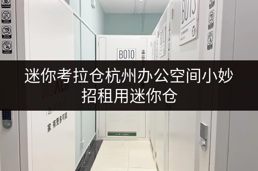 迷你考拉仓杭州办公空间小妙招租用迷你仓,释放办公空间新活力 迷你考拉仓杭州办公空间小妙招租用迷你仓,释放办公空间新活力