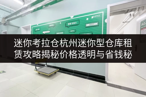 迷你考拉仓杭州迷你型仓库租赁攻略揭秘价格透明与省钱秘籍