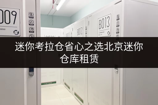 迷你考拉仓省心之选北京迷你仓库租赁，让货物存放更轻松！