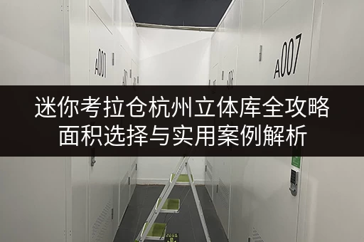 迷你考拉仓杭州立体库全攻略面积选择与实用案例解析 迷你考拉仓杭州立体库全攻略面积选择与实用案例解析