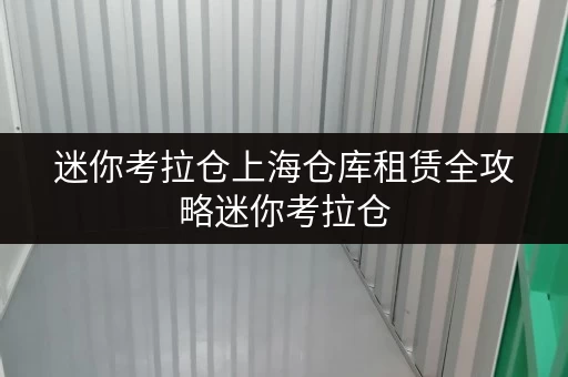 迷你考拉仓上海仓库租赁全攻略迷你考拉仓，存取无忧，全天候服务