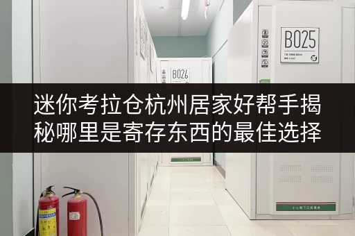迷你考拉仓杭州居家好帮手揭秘哪里是寄存东西的最佳选择？