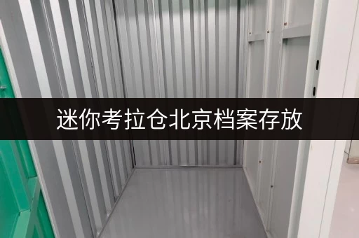 迷你考拉仓北京档案存放，告别空间焦虑，迷你考拉仓为您解忧