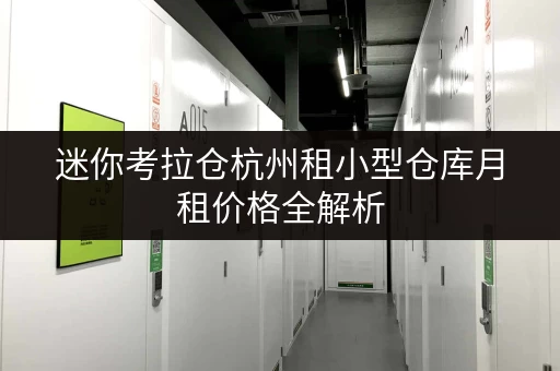 迷你考拉仓杭州租小型仓库月租价格全解析,实用案例助您明智选择 迷你考拉仓杭州租小型仓库月租价格全解析,实用案例助您明智选择