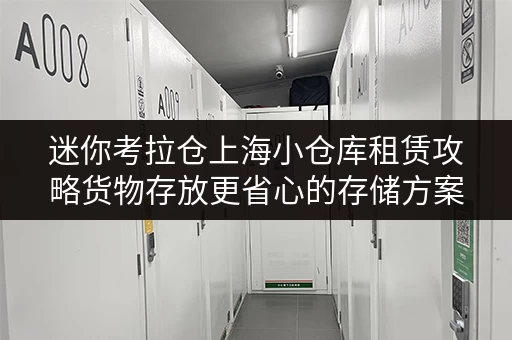 迷你考拉仓上海小仓库租赁攻略货物存放更省心的存储方案 迷你考拉仓上海小仓库租赁攻略货物存放更省心的存储方案
