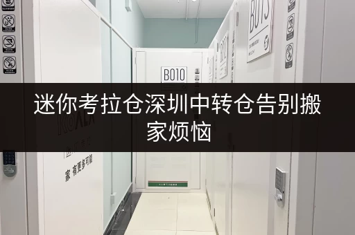 迷你考拉仓深圳中转仓告别搬家烦恼,轻松应对物品存取全攻略 迷你考拉仓深圳中转仓告别搬家烦恼,轻松应对物品存取全攻略