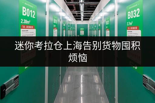 迷你考拉仓上海告别货物囤积烦恼，迷你考拉仓提供省心存储方案