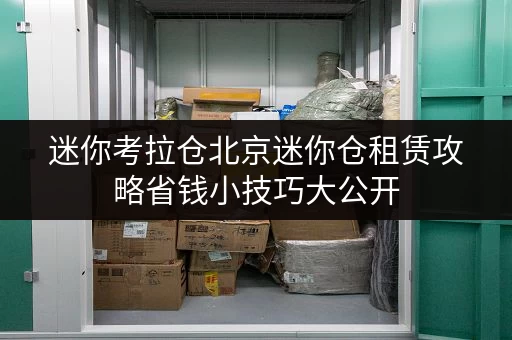 迷你考拉仓北京迷你仓租赁攻略省钱小技巧大公开