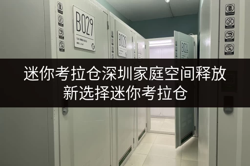 迷你考拉仓深圳家庭空间释放新选择迷你考拉仓，打造品质生活新境界