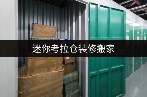 迷你考拉仓装修搬家，深圳小仓库租赁——你的临时存储好帮手