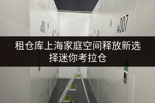 租仓库上海家庭空间释放新选择迷你考拉仓，品质生活新起点