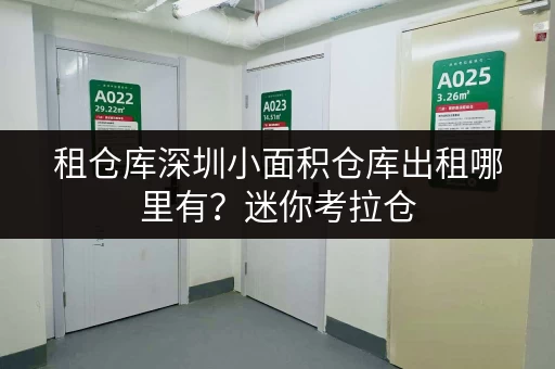 租仓库深圳小面积仓库出租哪里有?迷你考拉仓,您的便捷储物好帮手 租仓库深圳小面积仓库出租哪里有?迷你考拉仓,您的便捷储物好帮手