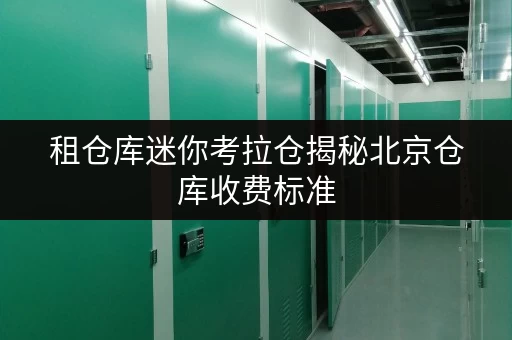 租仓库迷你考拉仓揭秘北京仓库收费标准,助力家庭空间品质升级 租仓库迷你考拉仓揭秘北京仓库收费标准,助力家庭空间品质升级