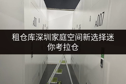 租仓库深圳家庭空间新选择迷你考拉仓,价格透明,品质升级 租仓库深圳家庭空间新选择迷你考拉仓,价格透明,品质升级