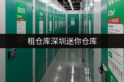 租仓库深圳迷你仓库，办公空间释放新选择