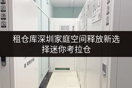租仓库深圳家庭空间释放新选择迷你考拉仓，品质生活好帮手_1