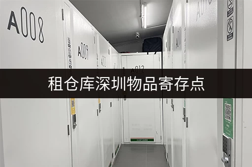 租仓库深圳物品寄存点，安全温控双重保障，让您的物品安“家”无忧