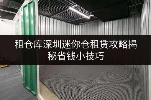 租仓库深圳迷你仓租赁攻略揭秘省钱小技巧,透明价格助你轻松储物 租仓库深圳迷你仓租赁攻略揭秘省钱小技巧,透明价格助你轻松储物
