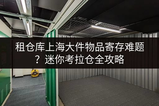 租仓库上海大件物品寄存难题?迷你考拉仓全攻略,省心存储新选择 租仓库上海大件物品寄存难题?迷你考拉仓全攻略,省心存储新选择