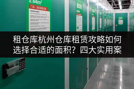 租仓库杭州仓库租赁攻略如何选择合适的面积?四大实用案例解析 租仓库杭州仓库租赁攻略如何选择合适的面积?四大实用案例解析