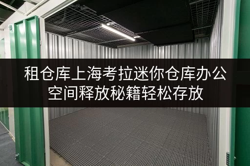 租仓库上海考拉迷你仓库办公空间释放秘籍轻松存放,高效办公 租仓库上海考拉迷你仓库办公空间释放秘籍轻松存放,高效办公