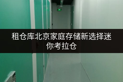 租仓库北京家庭存储新选择迷你考拉仓,安全温湿监控,守护您的“第二空间” 租仓库北京家庭存储新选择迷你考拉仓,安全温湿监控,守护您的“第二空间”