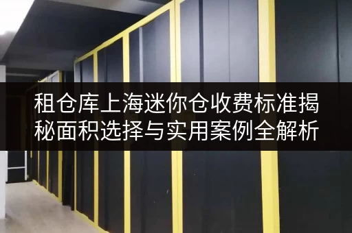 租仓库上海迷你仓收费标准揭秘面积选择与实用案例全解析