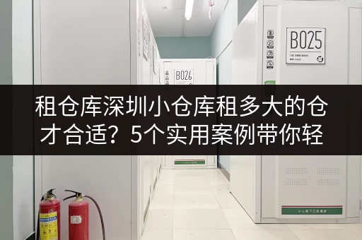 租仓库深圳小仓库租多大的仓才合适?5个实用案例带你轻松选仓! 租仓库深圳小仓库租多大的仓才合适?5个实用案例带你轻松选仓!
