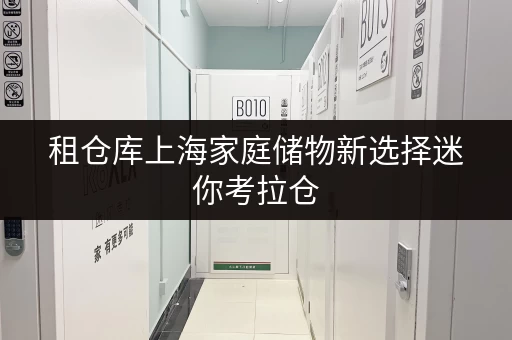 租仓库上海家庭储物新选择迷你考拉仓，安全温湿监控，让您的物品安心“住”好