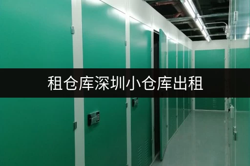 租仓库深圳小仓库出租，价格透明，随存随取，便捷无忧