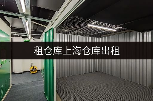 租仓库上海仓库出租，省心存储方案全攻略