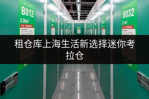 租仓库上海生活新选择迷你考拉仓，便捷存取，随时掌控