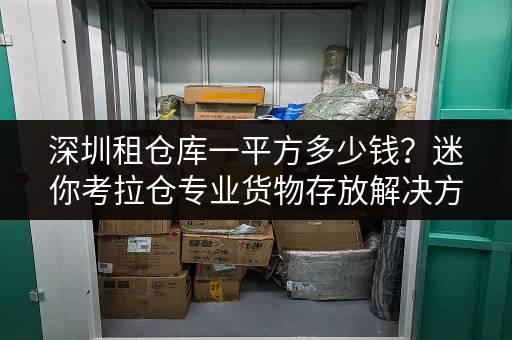 深圳租仓库一平方多少钱？迷你考拉仓专业货物存放解决方案