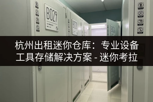 杭州出租迷你仓库：专业设备工具存储解决方案 - 迷你考拉仓