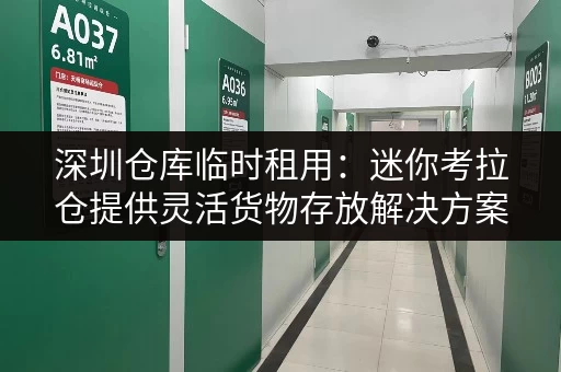 深圳仓库临时租用:迷你考拉仓提供灵活货物存放解决方案 深圳仓库临时租用:迷你考拉仓提供灵活货物存放解决方案