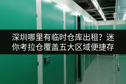 深圳哪里有临时仓库出租?迷你考拉仓覆盖五大区域便捷存储 深圳哪里有临时仓库出租?迷你考拉仓覆盖五大区域便捷存储