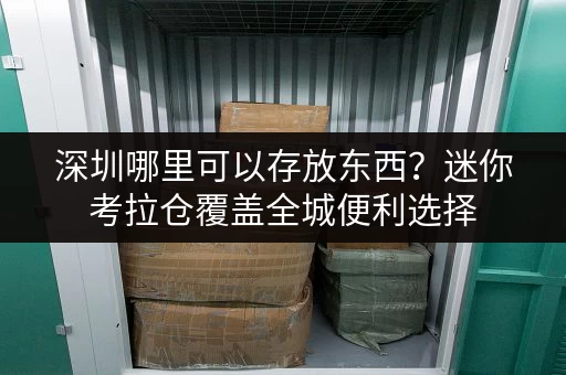 深圳哪里可以存放东西?迷你考拉仓覆盖全城便利选择 深圳哪里可以存放东西?迷你考拉仓覆盖全城便利选择