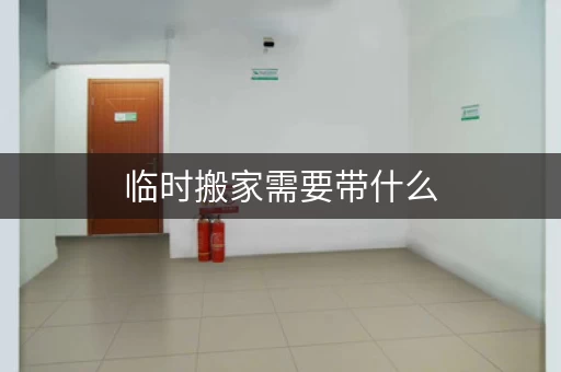 临时搬家需要带什么，搬家临时仓库图片