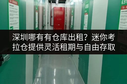 深圳哪有有仓库出租？迷你考拉仓提供灵活租期与自由存取服务