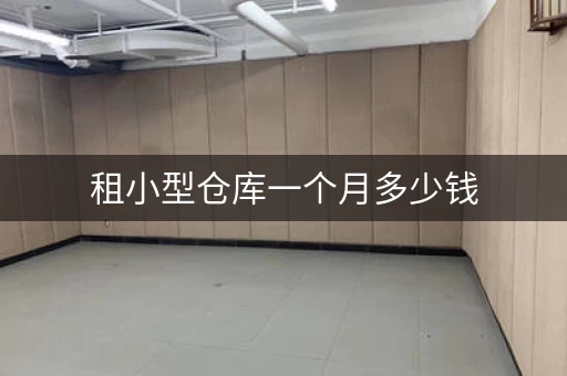 租小型仓库一个月多少钱，租一个小仓库赚钱吗现在