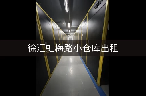 徐汇虹梅路小仓库出租，价格多少？