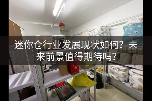 迷你仓行业发展现状如何？未来前景值得期待吗？