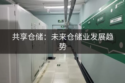 共享仓储：未来仓储业发展趋势，资源共享，成本降低