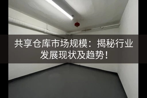 共享仓库市场规模：揭秘行业发展现状及趋势！