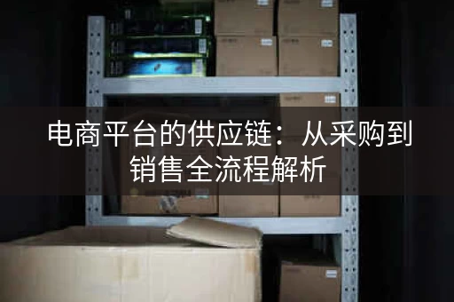 电商平台的供应链：从采购到销售全流程解析