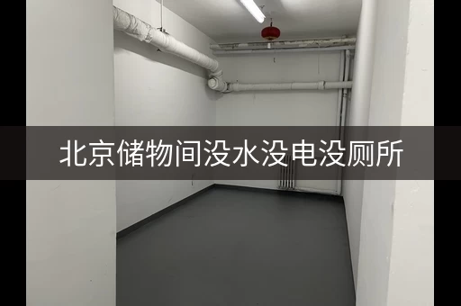 北京储物间没水没电没厕所，真的能住人吗？