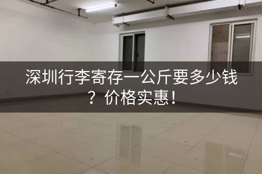 深圳行李寄存一公斤要多少钱？价格实惠！